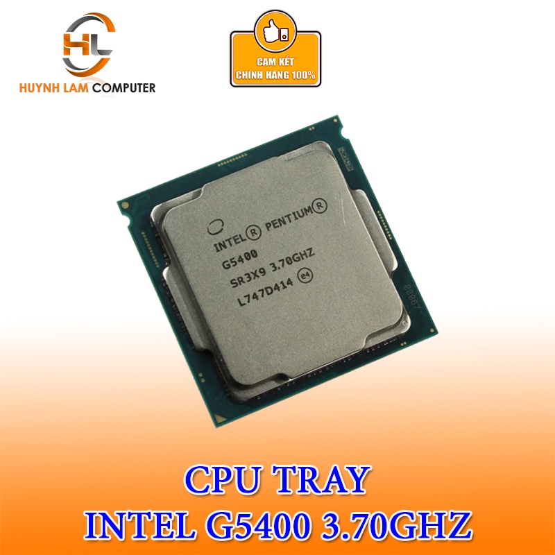 Cpu Intel G5400 3.7GHz(插座 1151, 2 核 4 線程 3Mb) 帶風扇