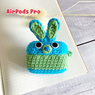 AirPods1.2.3代Pro保護套(內縫矽膠套) 玩具總動員4兔崽子編織保護套 毛線保護套 耳機保護套 小蘑菇手作
