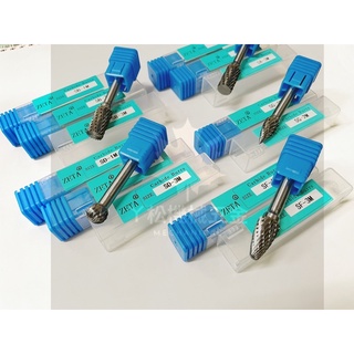 【ㄚ松五金】快速出貨‼鎢鋼滾磨刀 研磨刀 氣動刻磨機 6mm柄 ZETA 研磨棒 表面加工 雕刻刀 圓柱型 球型 交叉紋