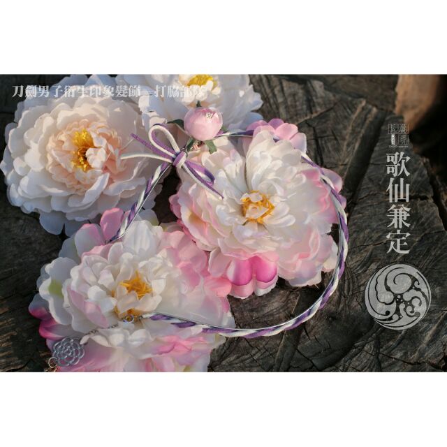 刀劍亂舞 歌仙兼定角色印象意象衍生髮飾髮箍髮夾 豆腐子純手工tofocohandmade 蝦皮購物