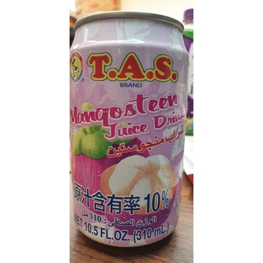 【泰國】T.A.S. TAS 山竹果汁 MANGOSTEEN JUICE 310ml