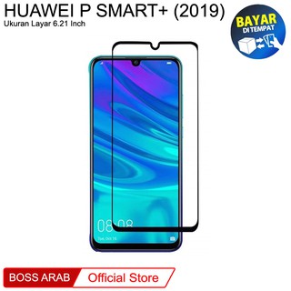 LAYAR 華為 P Smart Plus 全鋼化玻璃螢幕保護膜防刮玻璃黑色