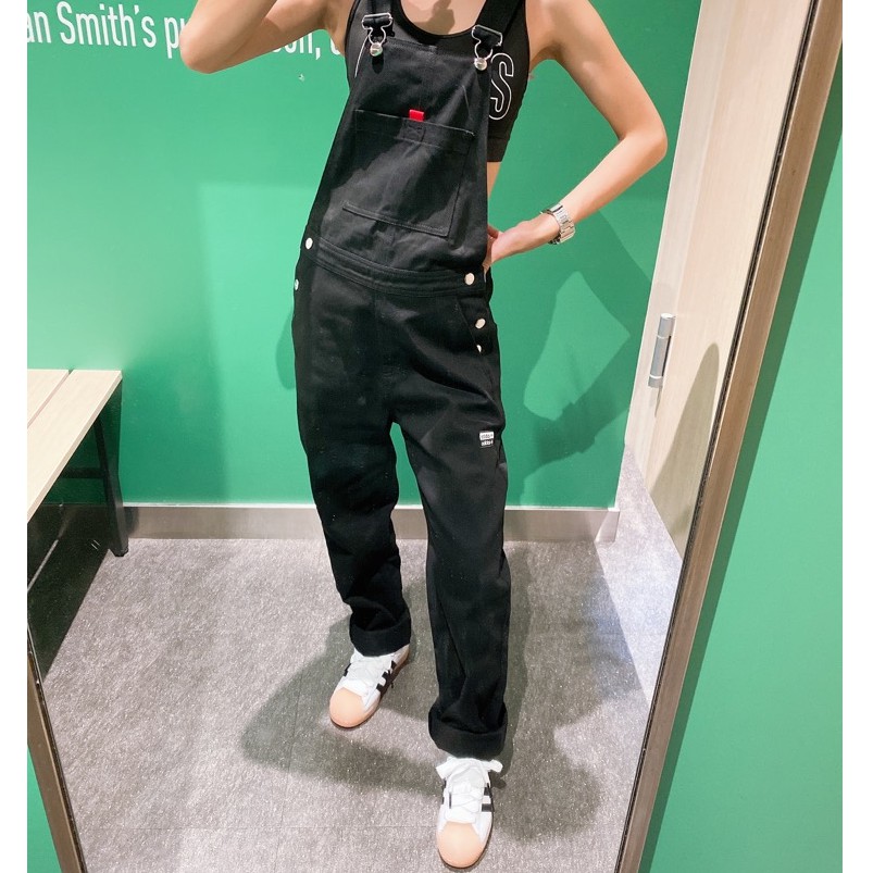 Adidas 吊帶褲丹寧oversize Gd3877 蝦皮購物