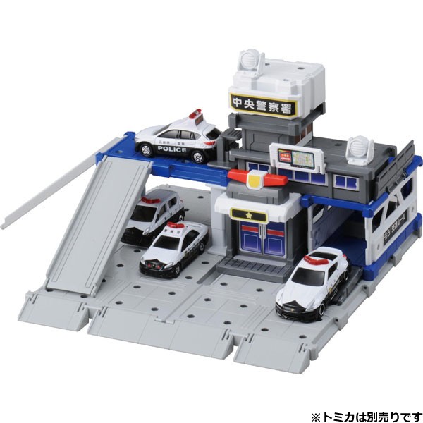 【HAHA小站】TW87438 麗嬰 TAKARA TOMY TOMICA 新城鎮 警察局(不含小車) 多美小汽車 禮物