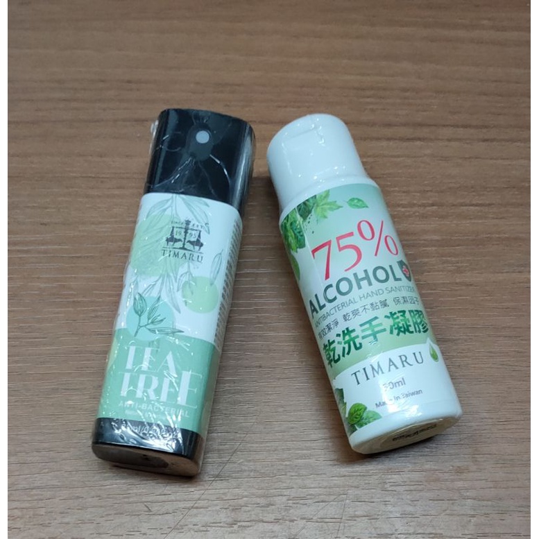 已過期促銷堤瑪露茶樹抗菌淨化噴霧25ml/1堤瑪露75%酒精乾洗手凝膠50ml