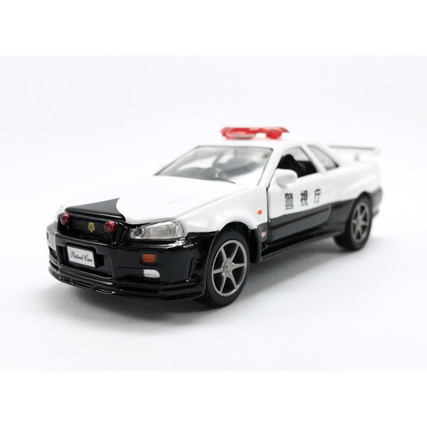 【秉田屋】現貨 Diapet Nissan 日產 Skyline GT-R GTR R34 警車 警視廳 1/43