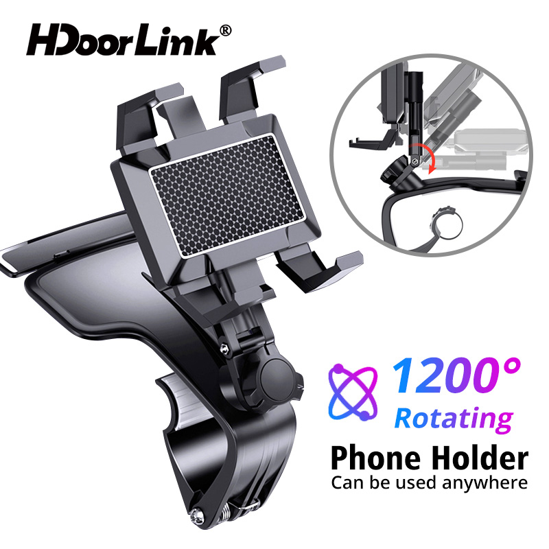Hdoorlink 汽車手機支架 1200度旋轉車載支架 儀表板車用手機架 汽車用品 手機架