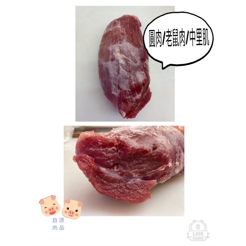 🐷【自源肉品】🐷-✨使用國產豬 ✨-圓肉/鼠蹊肉/老鼠肉（每日限量）