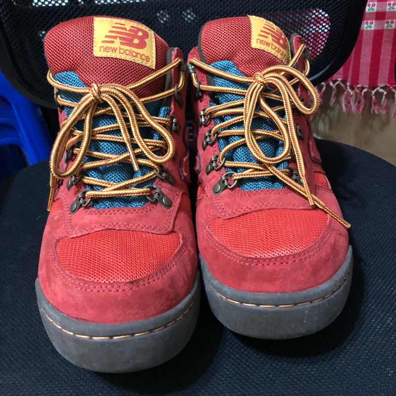 New balance h710 紅色 登山鞋 靴 復古 二手 非全新 無鞋盒 us12