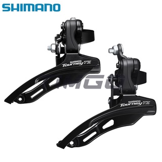 Shimano Tourney TZ FD-TZ500 FD-TZ510 3x6/7 速山地自行車前變速器上/下拉新 F