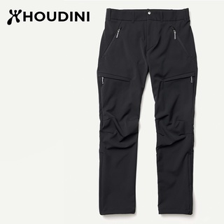 【Houdini 瑞典】Motion Top Pants 軟殼長褲 男款 純黑色 (290844-900)