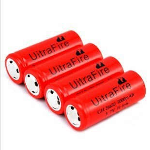 26650 鋰電池 平頭/足量2000mAh/3.7V鋰可充鋰電池 高品質UItraFire神火 (現貨) 長效型 大