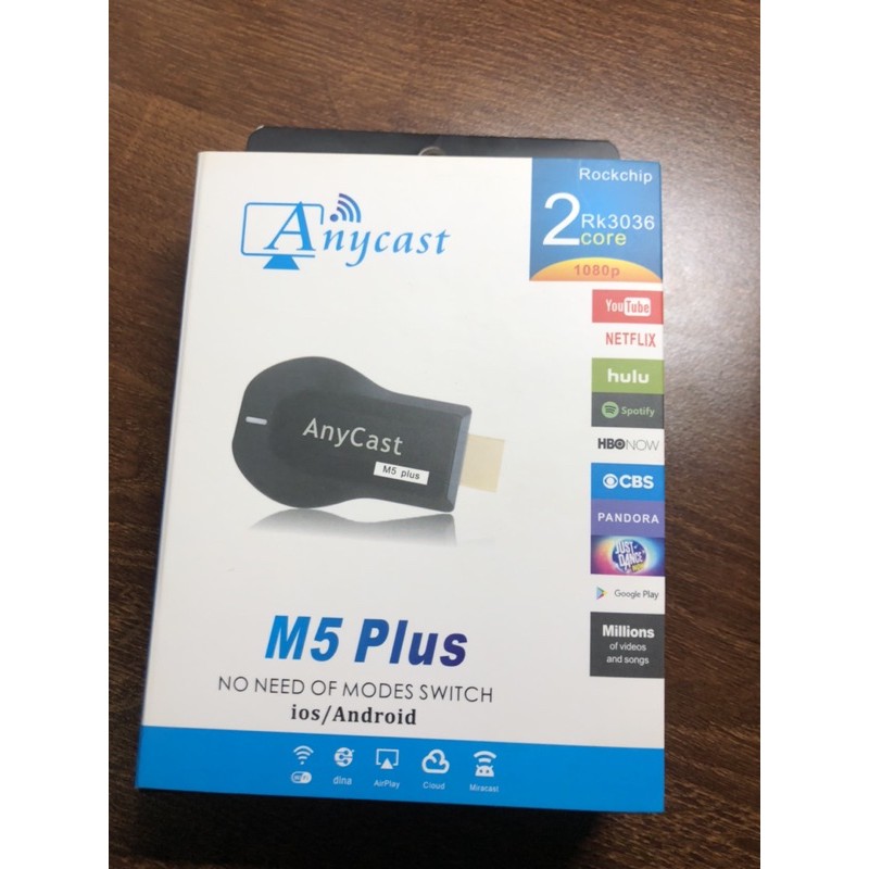 (二手9.9新）Anycast M5 Plus 手機轉電視 HDMI 無線電視棒