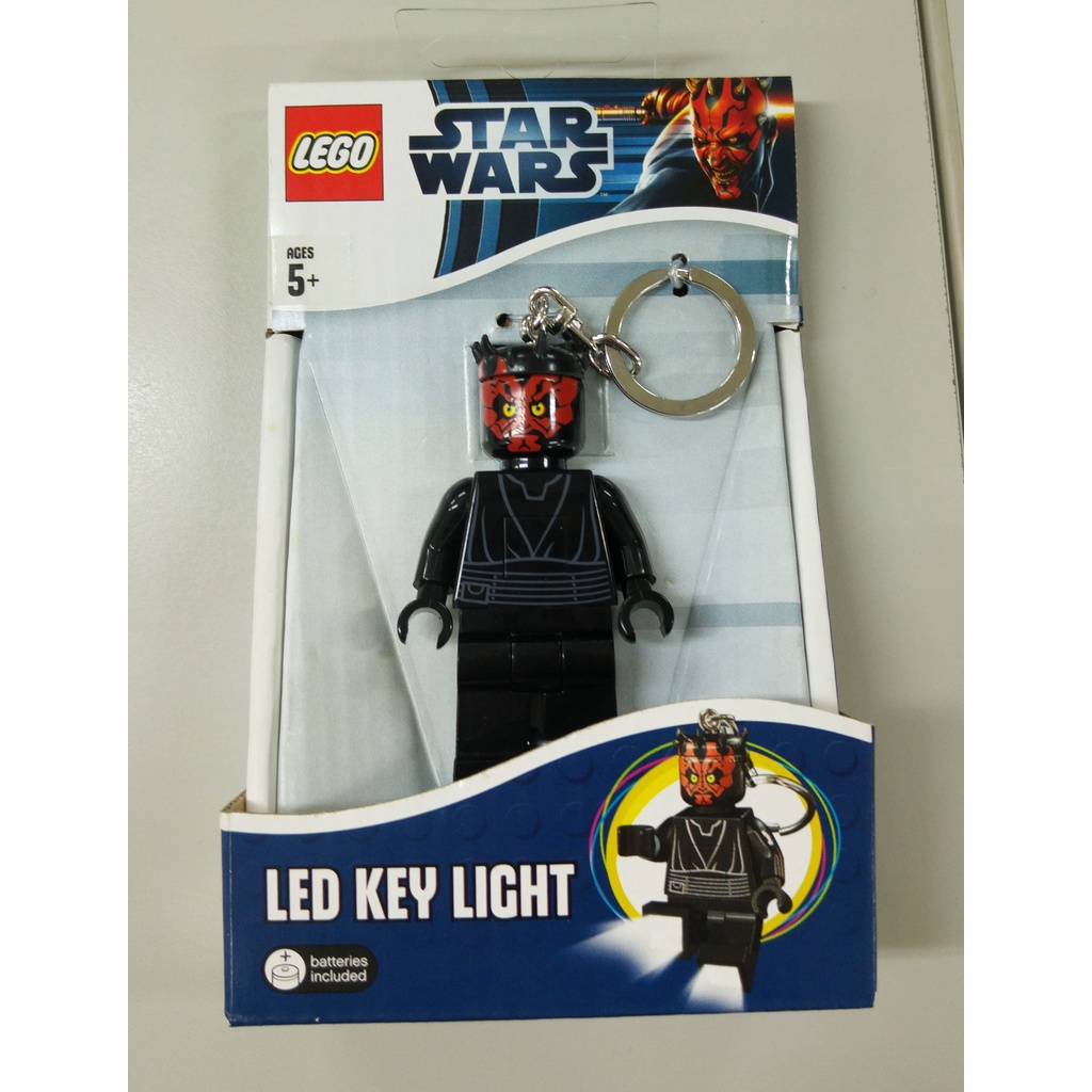 LEGO 樂高鑰匙圈 星際大戰 STAR WARS 達斯魔 人偶造型LED 盒裝鑰匙圈 交換禮物