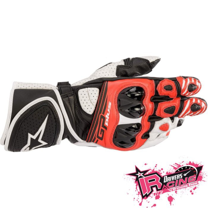 ♚賽車手的試衣間♚Alpinestars® GP Plus R V2 Gloves B/R/W 賽車 防摔手套