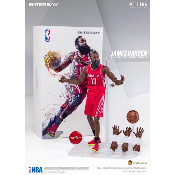 Enterbay 1/9 NBA James Harden 詹姆士哈登 火箭隊