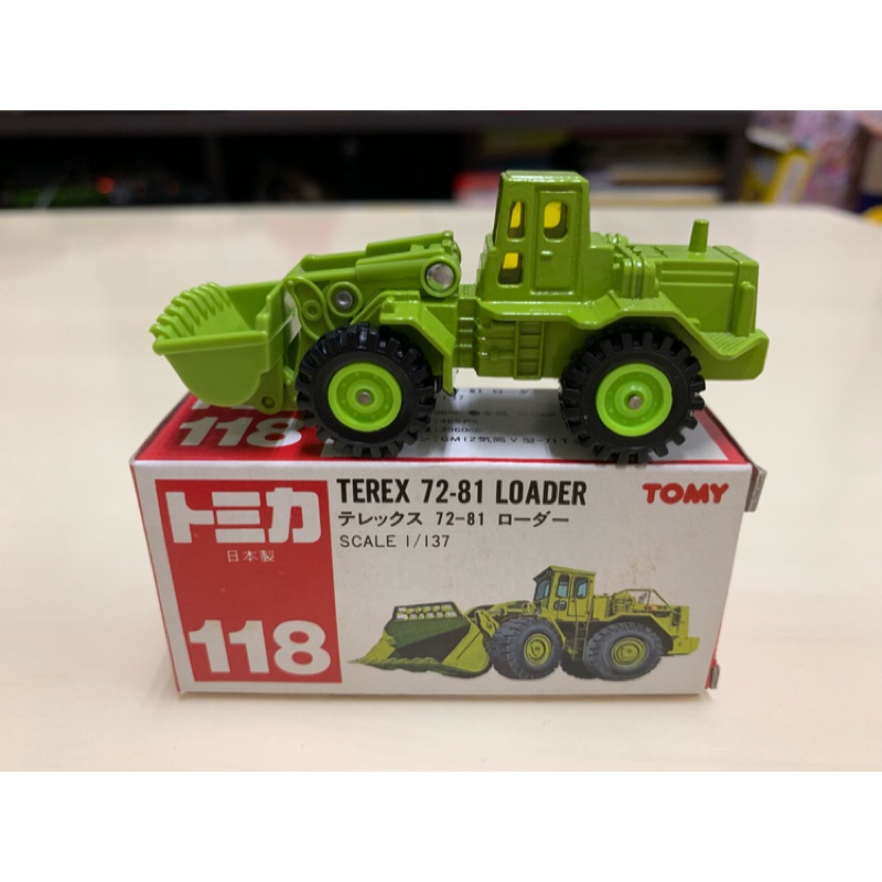 ［現貨］Tomica Tomy 舊紅標 日製 No.118 TEREX  72-81