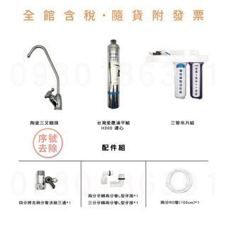 H300 三道式淨水器(吊片) (含稅) 濱特 愛惠 EVERPURE 美國原廠 平輸 水貨 ※請先參考賣家關於我