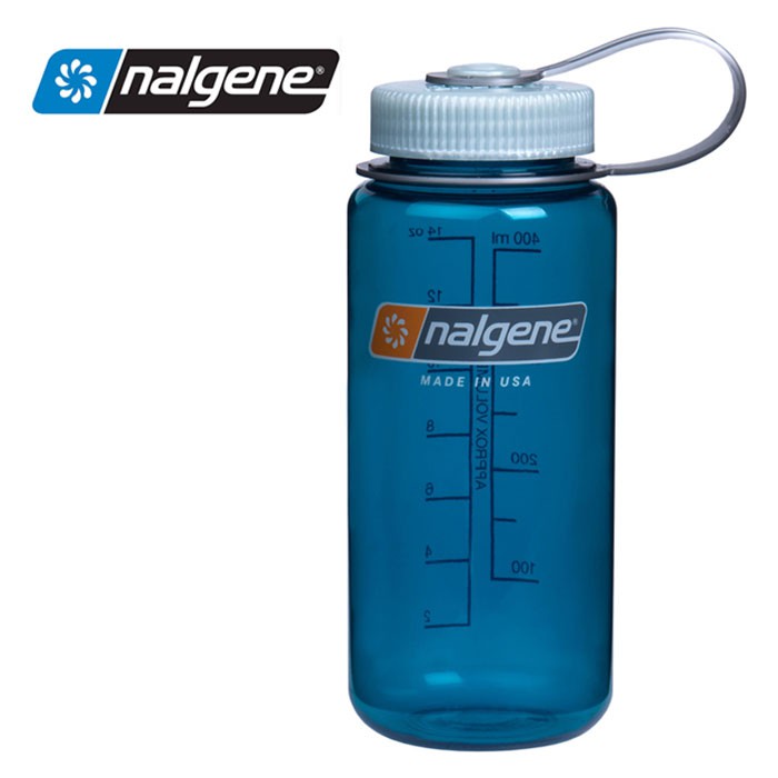 【Nalgene 美國】寬口水瓶 運動水壺 500cc 鱒魚綠 (2178-2316)