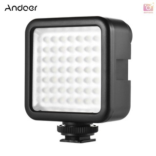 【熱賣現貨】Andoer W49 迷你LED補光燈亮度可調整可組合成多燈 適用於各種單眼攝影補光