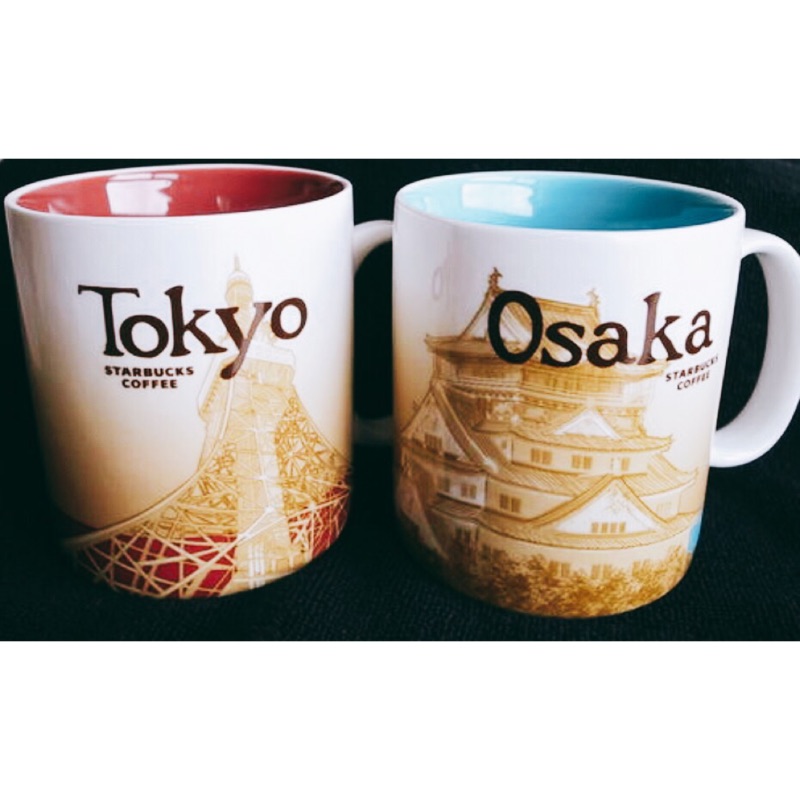 星巴克 TOKYO東京+OSAKA大阪杯 icon 全新有標 城市杯