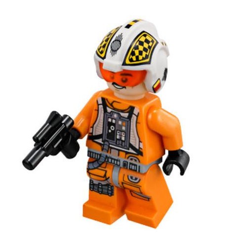 Lego 樂高 星際大戰 人偶  X翼戰機 隊長 sw944 含武器 75218