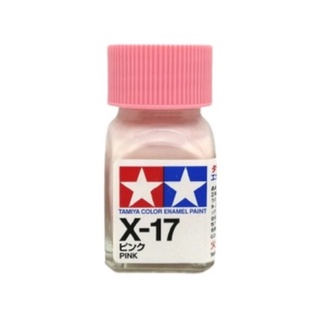 TAMIYA 田宮 油性法瑯漆 X-17 亮光粉紅色 10ml 貨號X17