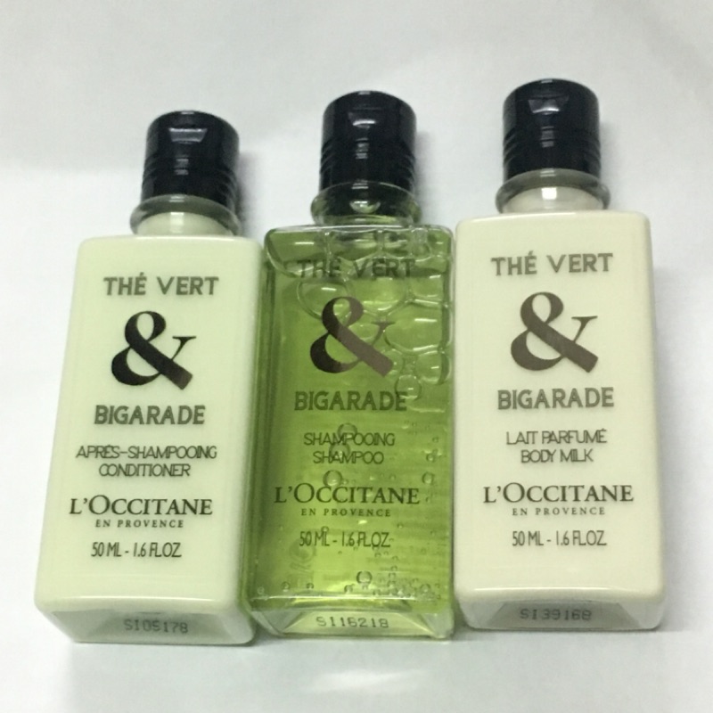 L’occitane 歐舒丹 格拉斯綠茶身體乳/潤髮乳 50ML 旅行組