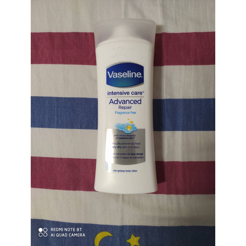 過期 Vaseline 凡士林 400ml 修護無香 潤膚乳液