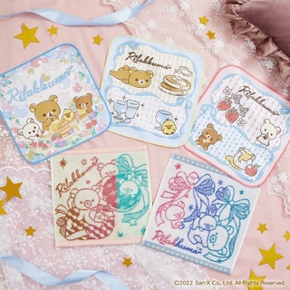 日本 拉拉熊 一番賞 超細纖維 甜點小方巾 手帕 抹布
