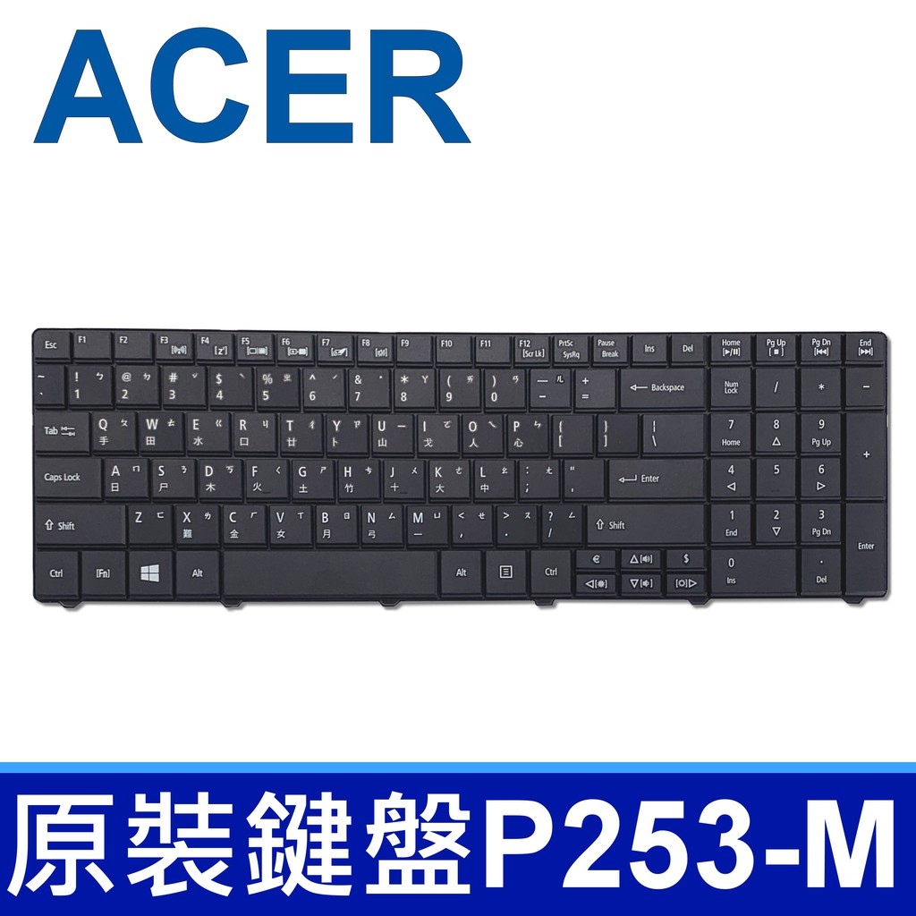 ACER P253-M 全新 繁體中文 筆電 鍵盤 E1-531 E1-531G E1-571 E1-571G