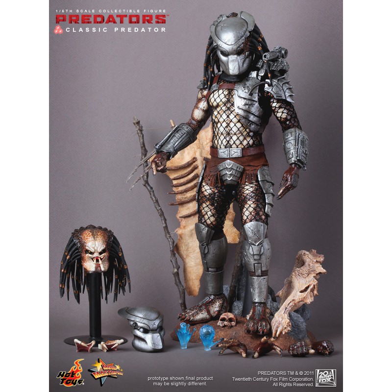 全新 Hot Toys 1/6 12 吋 MMS162 始祖 終極戰士 Classic Predator 附運輸箱