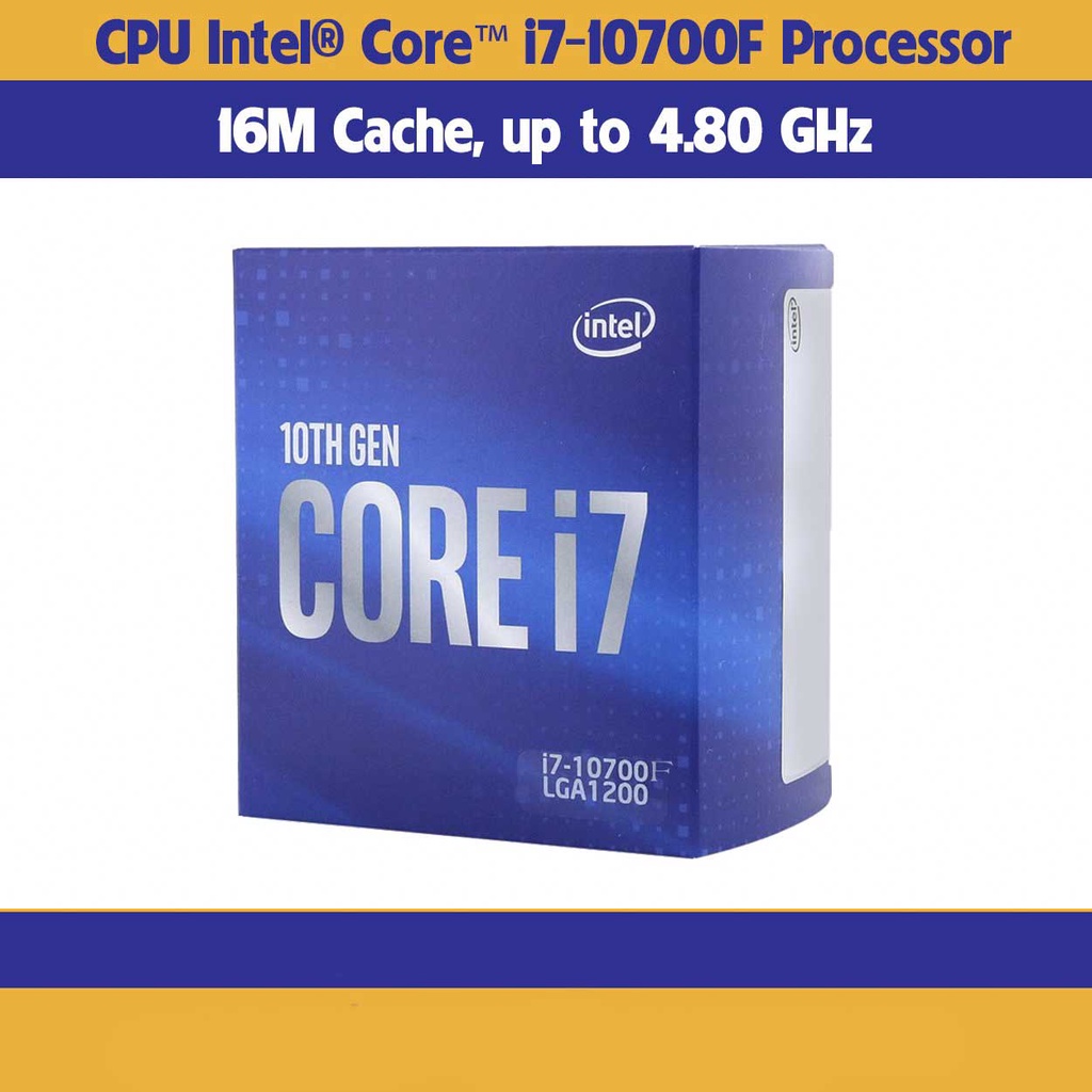 Cpu 英特爾酷睿 i7-11700F 8 核 16 Turbo 4.9GHz 新盒封正品