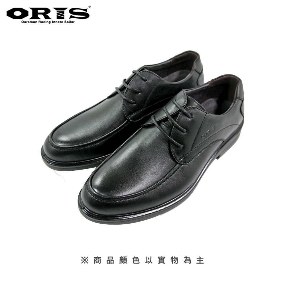 零碼特價 ORIS真皮荔枝方頭紳士皮鞋-黑-S7913N01