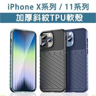 台灣現貨 適用 iPhone 加厚斜紋軟殼 X Xs XR XsMax 11 11Pro 11ProMax Apple