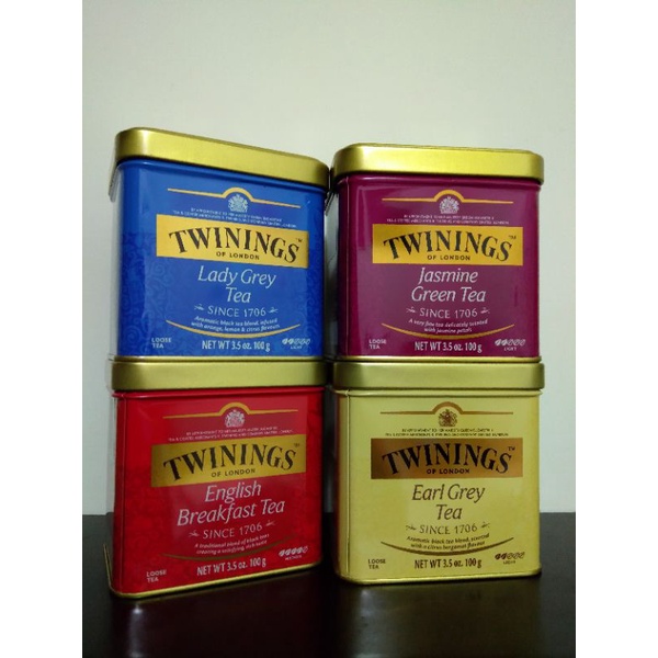 康寧伯爵茶 Twinings 鐵盒 罐裝鐵罐茶葉100g