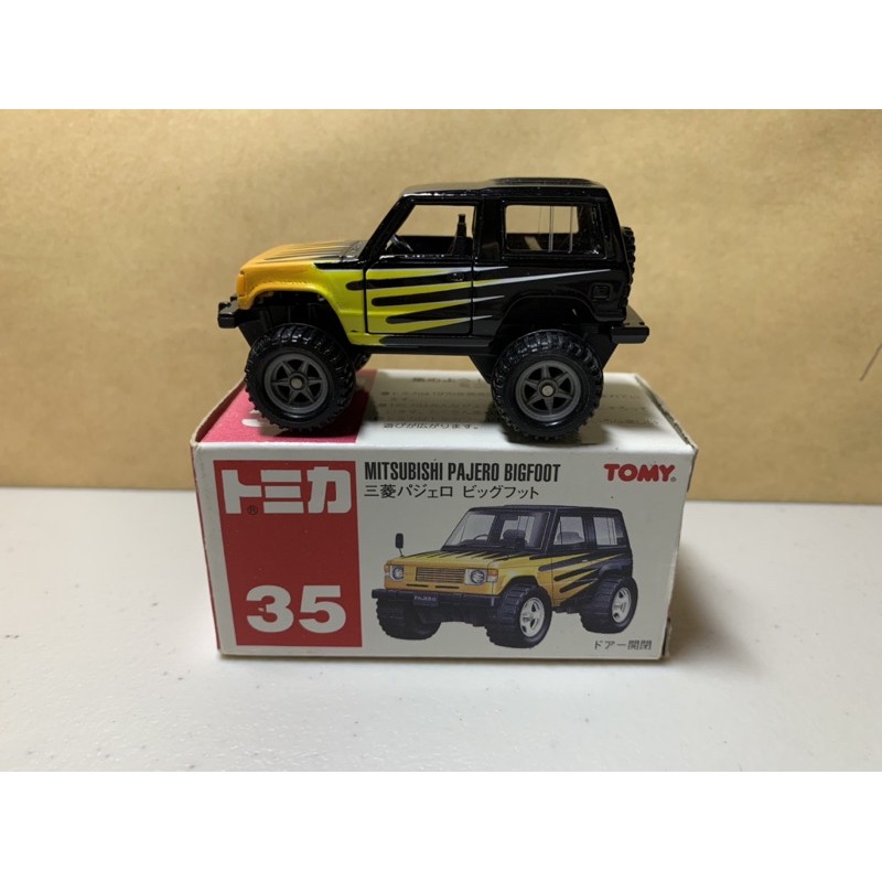 ［現貨］Tomica Tomy 舊紅標 No.35 三菱 Pajero。1