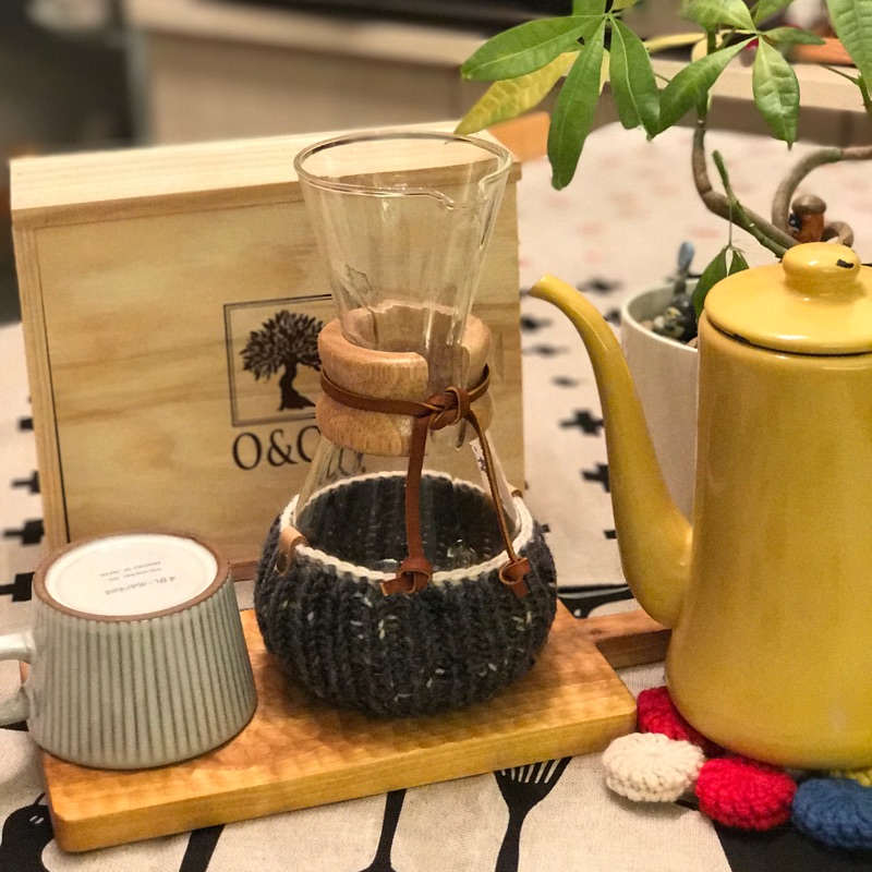 Chemex咖啡壺毛衣-手工編織