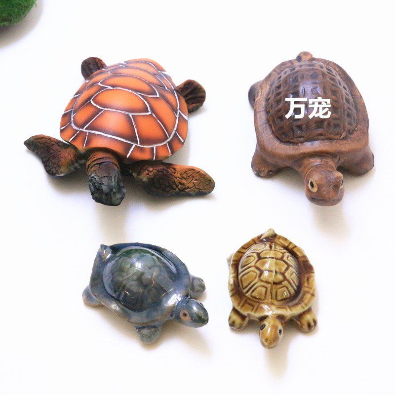☁5061*仿真烏龜陶瓷小烏龜魚缸水族箱造景裝飾海洋主題裝飾烏龜