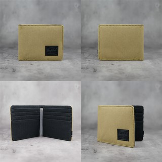 Herschel Roy Wallet RFID 短款 皮夾 卡其帆布