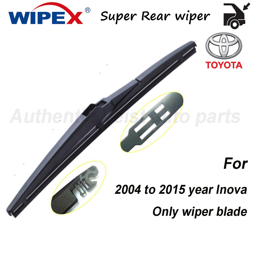 適用於 2004 年至 2015 年的豐田 Innova 12A 後雨刮片從veist 汽車備件從 wipex