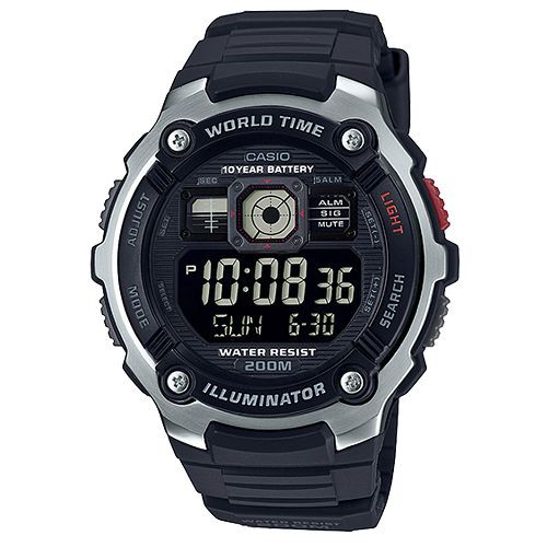 【CASIO】卡西歐 電子錶 AE-2000W-1B  原廠公司貨【關注折扣】