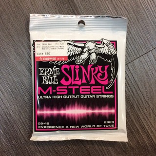 Ernie Ball M-STEEL SLINKY 2915/2923 電吉他弦 鈷纏繞 馬鋼弦芯 公司貨【宛伶樂器】