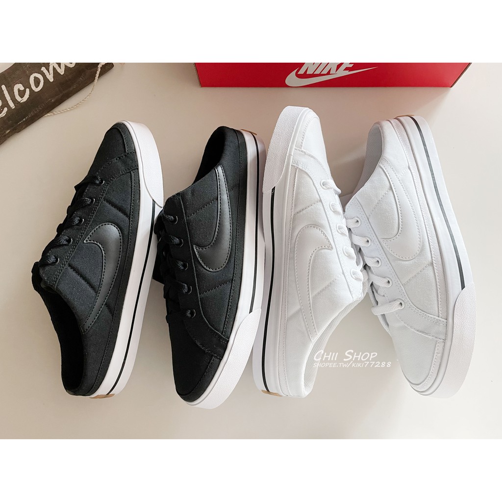 【CHII】Nike Court Legacy 女款 穆勒鞋 黑色 白色 DB3970-100 DB3970-001
