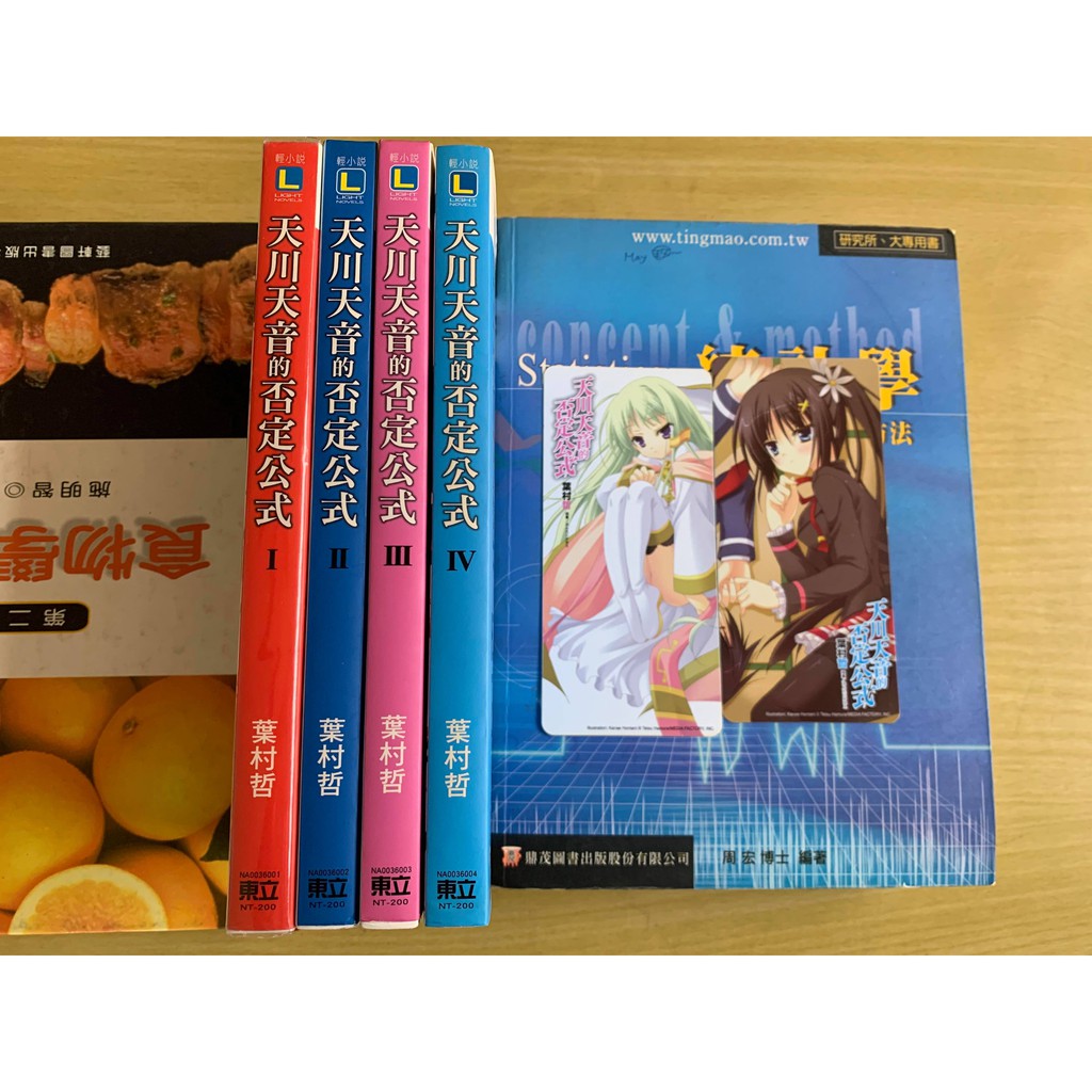 天川天音的否定公式1 4 共4本完結絕版輕小說含3 4集首刷特典書籤葉村哲無店章書釘先私訊 價格可 蝦皮購物