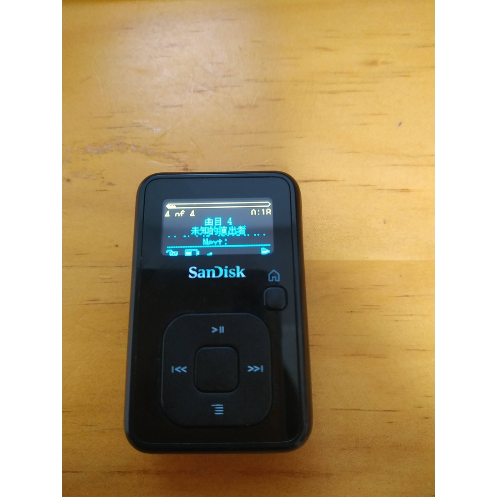 SanDisk Sansa Clip MP3 黑色 數位隨身聽 記憶卡 隨身碟 FM收音機