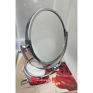 開心小棧~高級 鍍烙 雙面 摺疊 桌鏡 M5205 鏡子