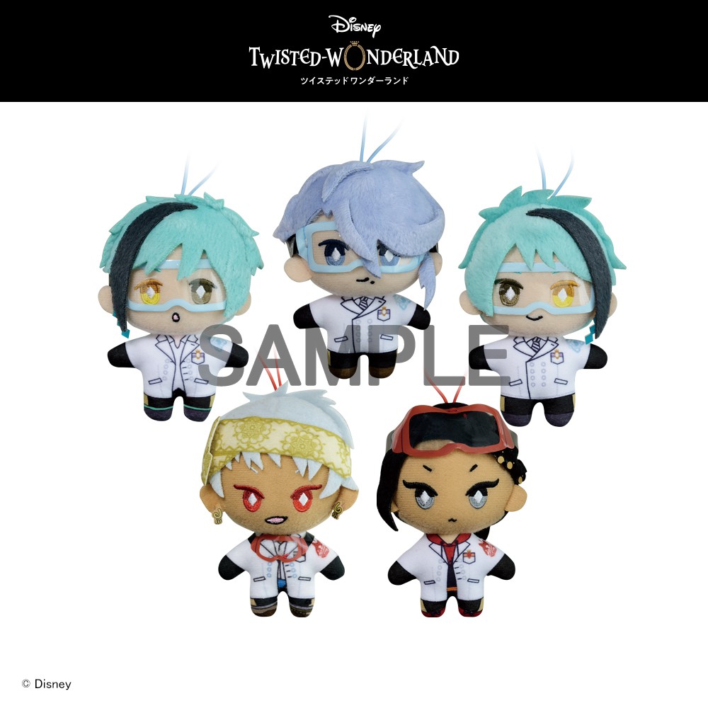 迪扭 扭曲仙境 11cm 實驗服 景品 娃娃 Jade Floyd Azul SEGA ツイステ 迪士尼 扭曲樂園