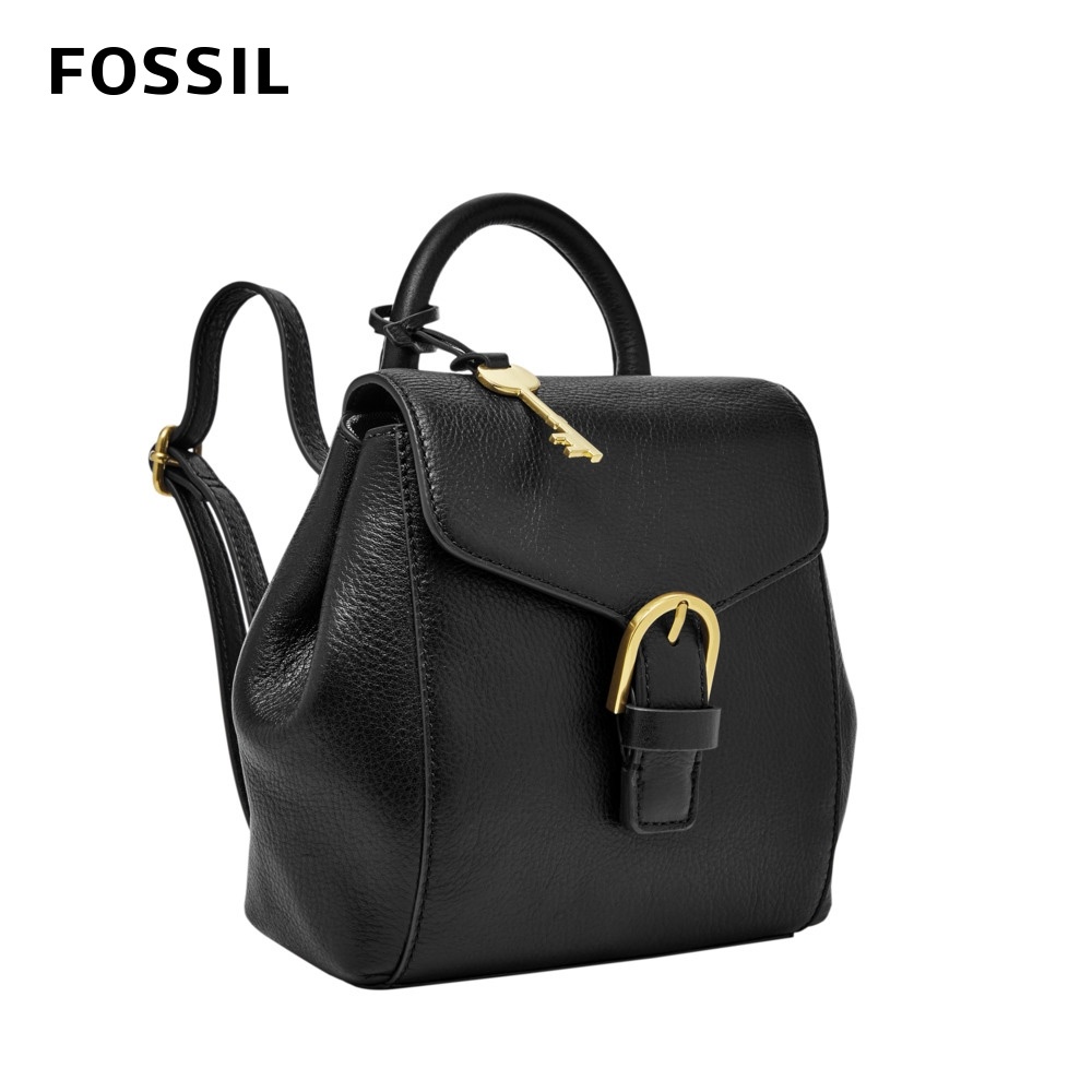 FOSSIL Liv 迷你後背包-黑色 ZB1352001(可斜背)