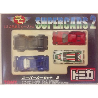 TOMICA 多美小車 日版 盒裝SUPER CARS 2 (新品)